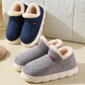 Men's and women's outerwear bags with warm thick soled slippers
