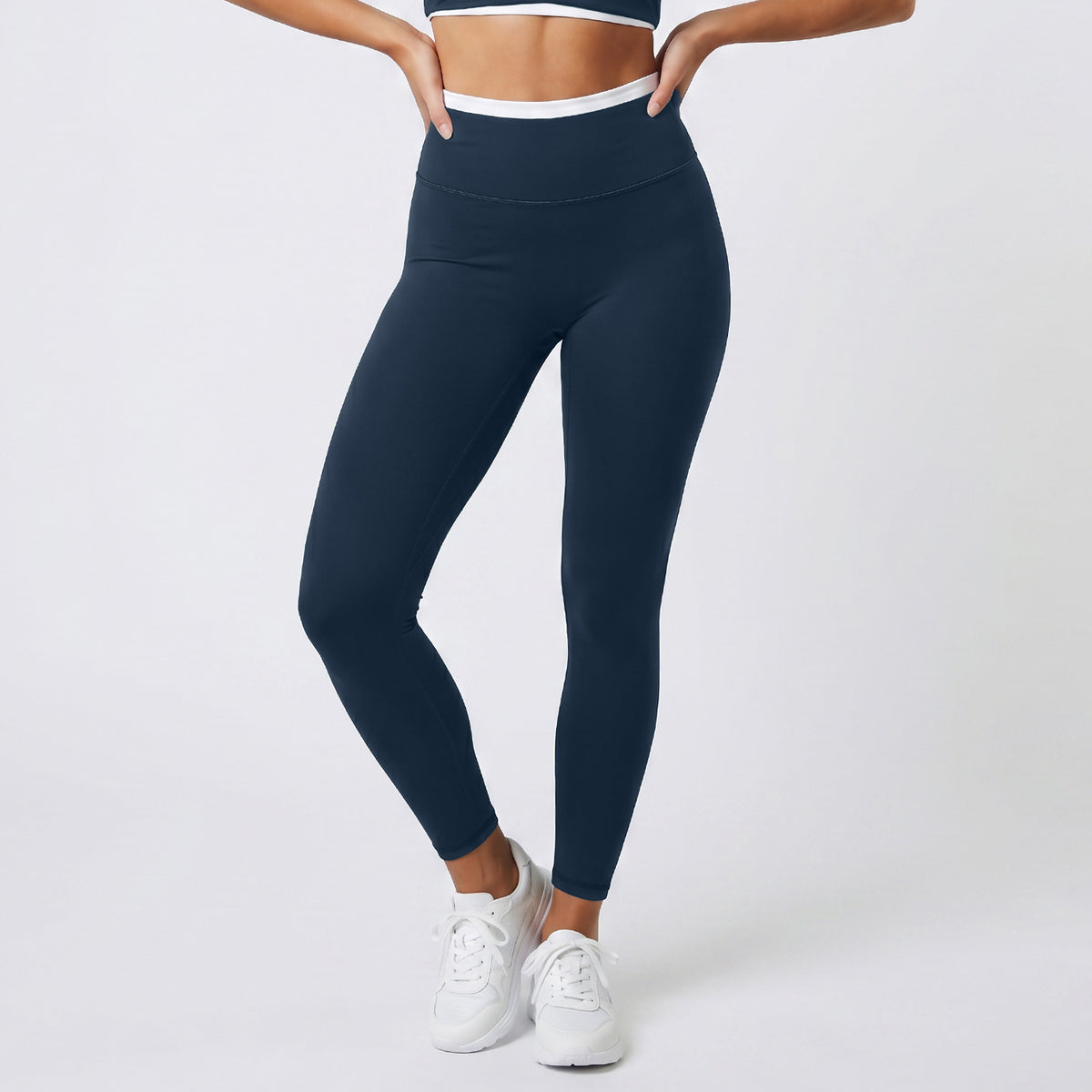 High-Waisted Slimming Fitness Leggings for Women, Tummy Control, Butt-Lifting Yoga Pants, Workout Running Training Tight Pants