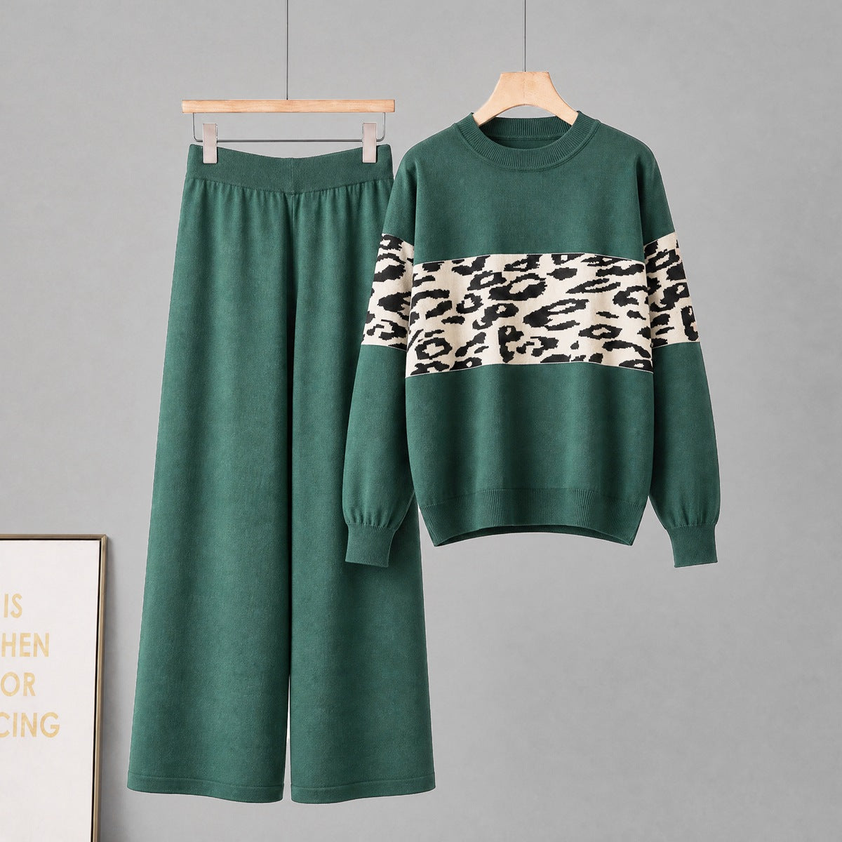 Leopard print suit for women