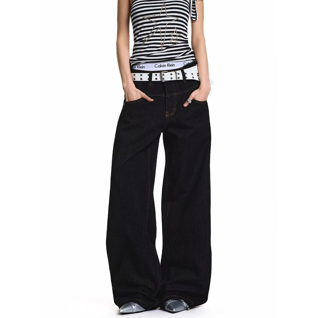 High Street Design Loose Vibe Wide Leg Long Pants