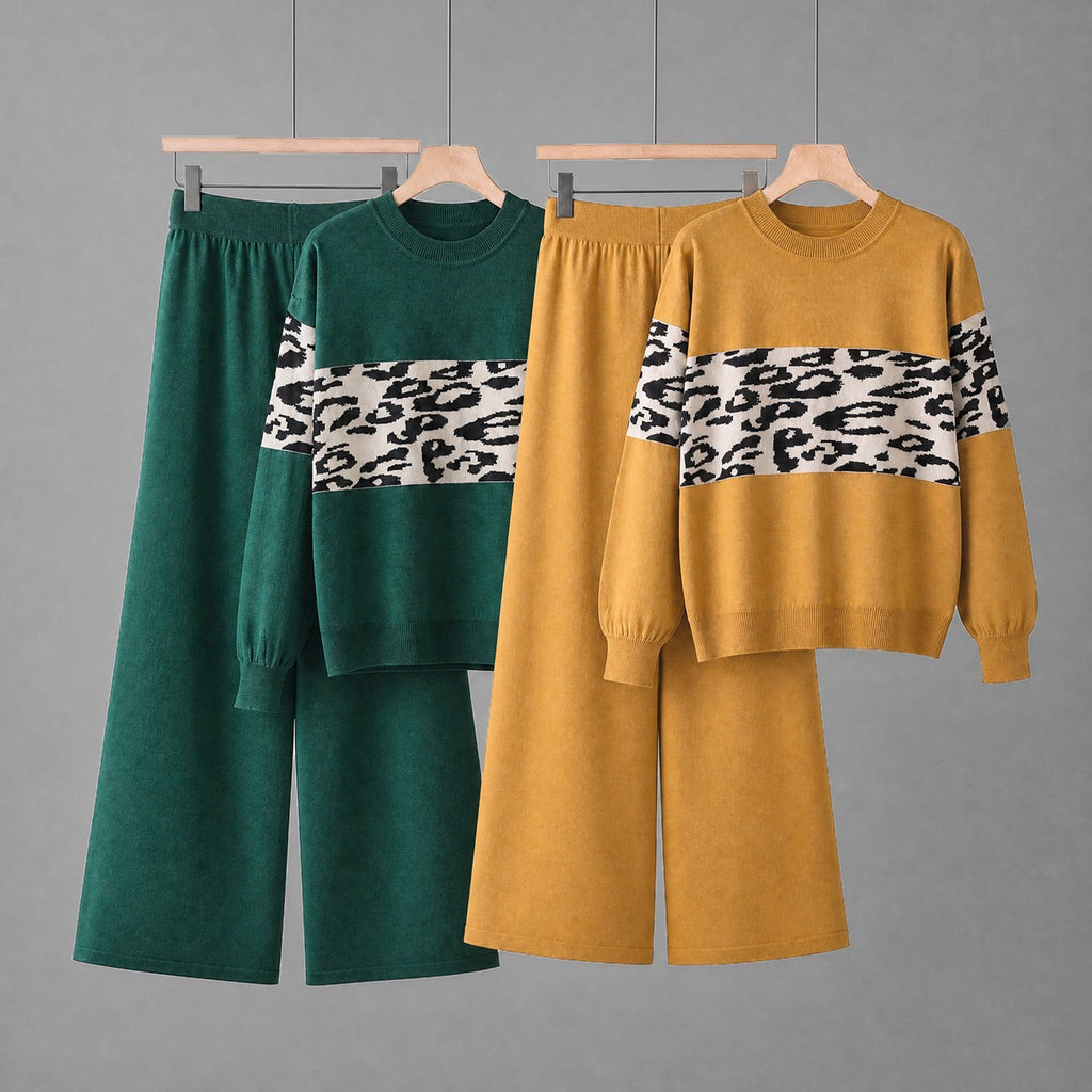 Leopard print suit for women
