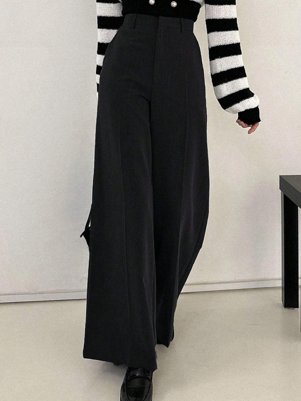 High waisted slimming suit pants