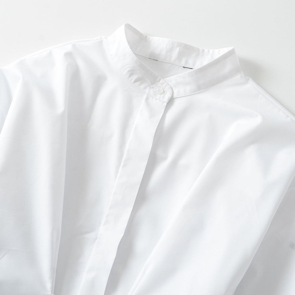 Long sleeved lace up shirt