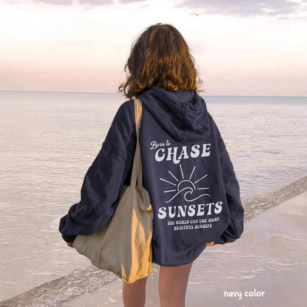 Digital Print Hoodie Women Casual Hooded Sweatshirt with Graphic Print