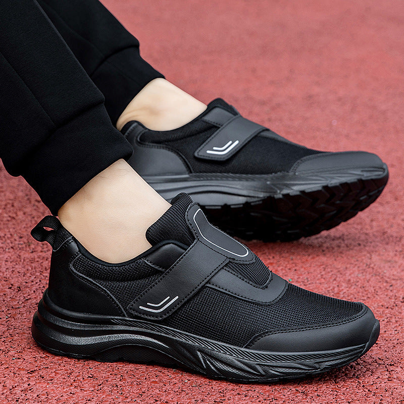 Fall Loose Senior Shoes for Big Toe Bone Bunion Swollen FeetMen's ShoesDiabetic Foot  Middle-Aged and Elderly Walking Shoes Comfortable Non-Tiring Shoes