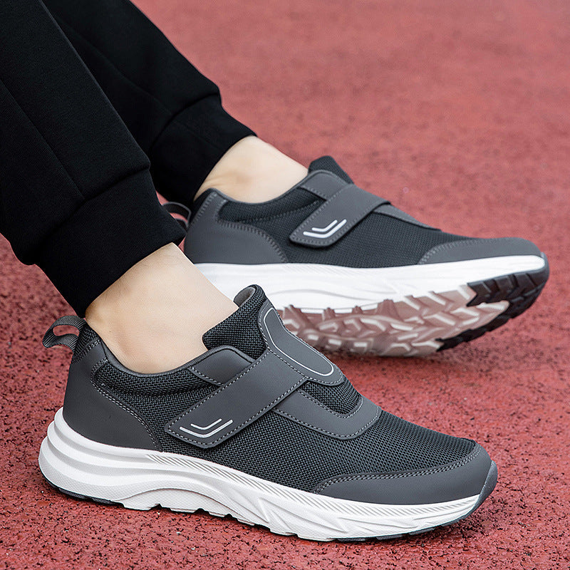 Fall Loose Senior Shoes for Big Toe Bone Bunion Swollen FeetMen's ShoesDiabetic Foot  Middle-Aged and Elderly Walking Shoes Comfortable Non-Tiring Shoes