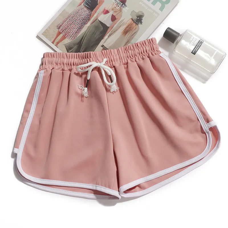 Bottoms Shorts Women Candy Color Breathable Plus Size Shorts